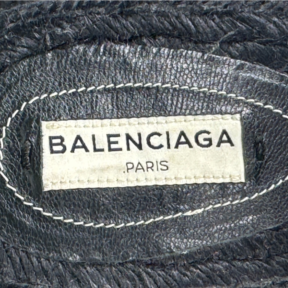 Balenciaga Black Espadrille Wedges Sz 39 - Picture 5 of 7